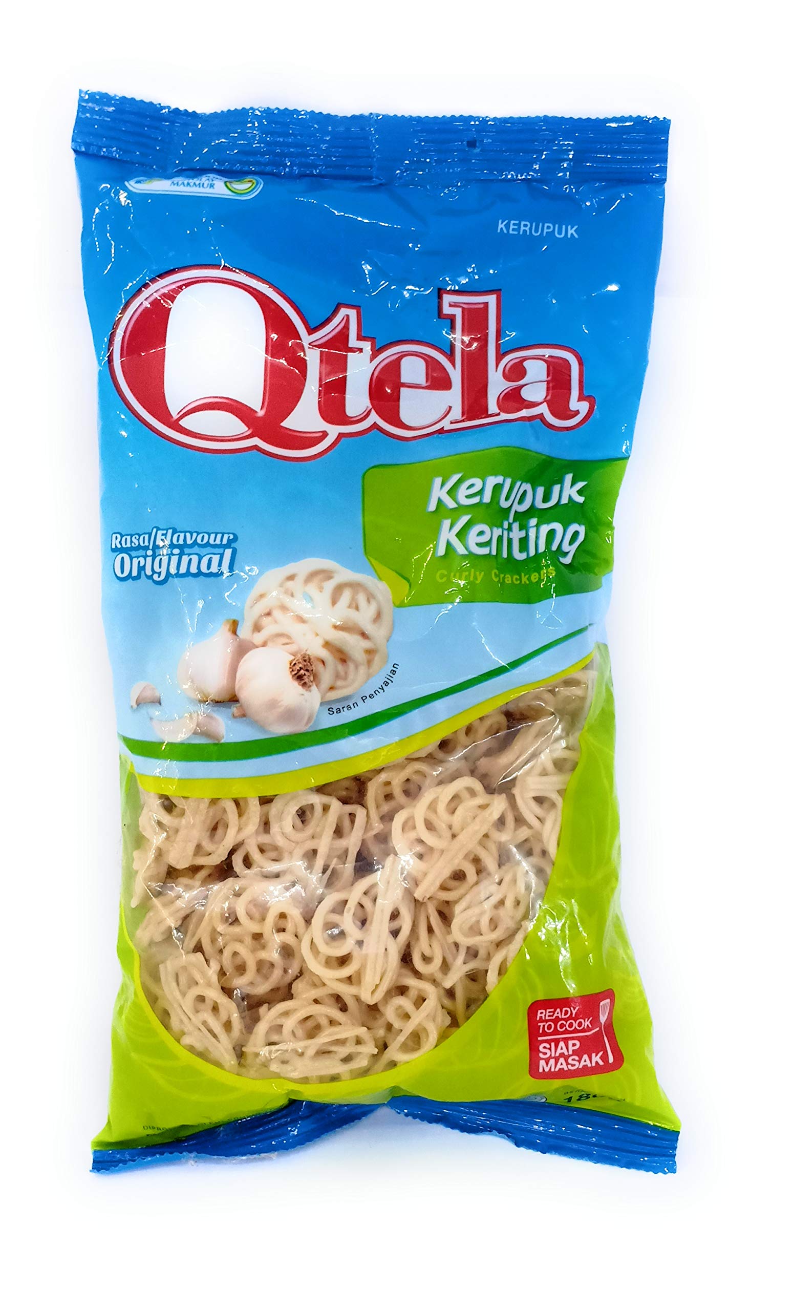 Amazon.com: Qtela Kerupuk Keriting Original Crackers, 180 Gram